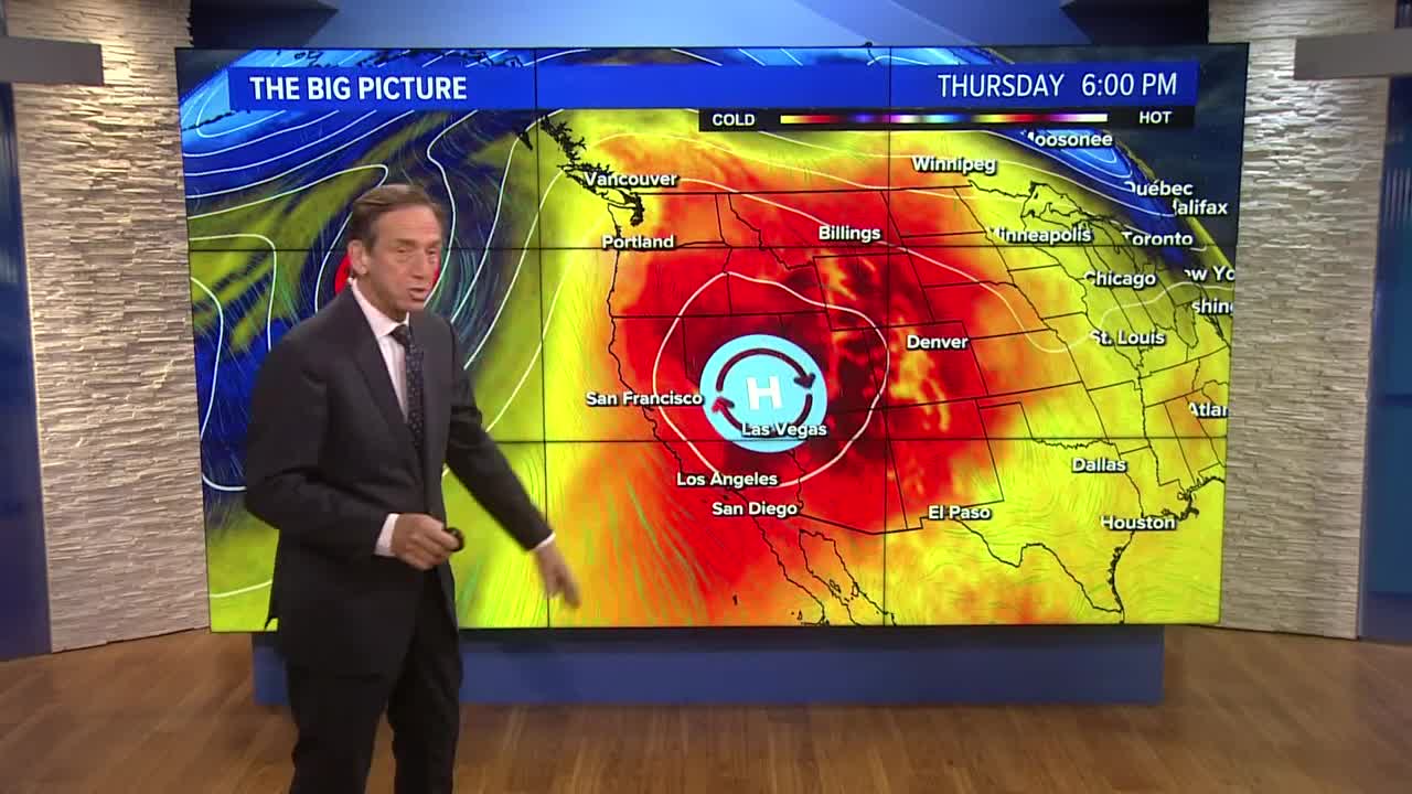 Long duration, high impact heat wave kicks off Tuesday