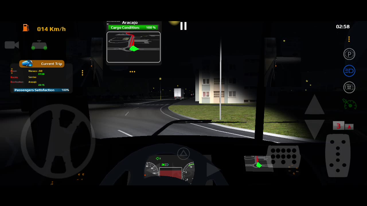 Bus driving simulator |way from manaus to aracaju