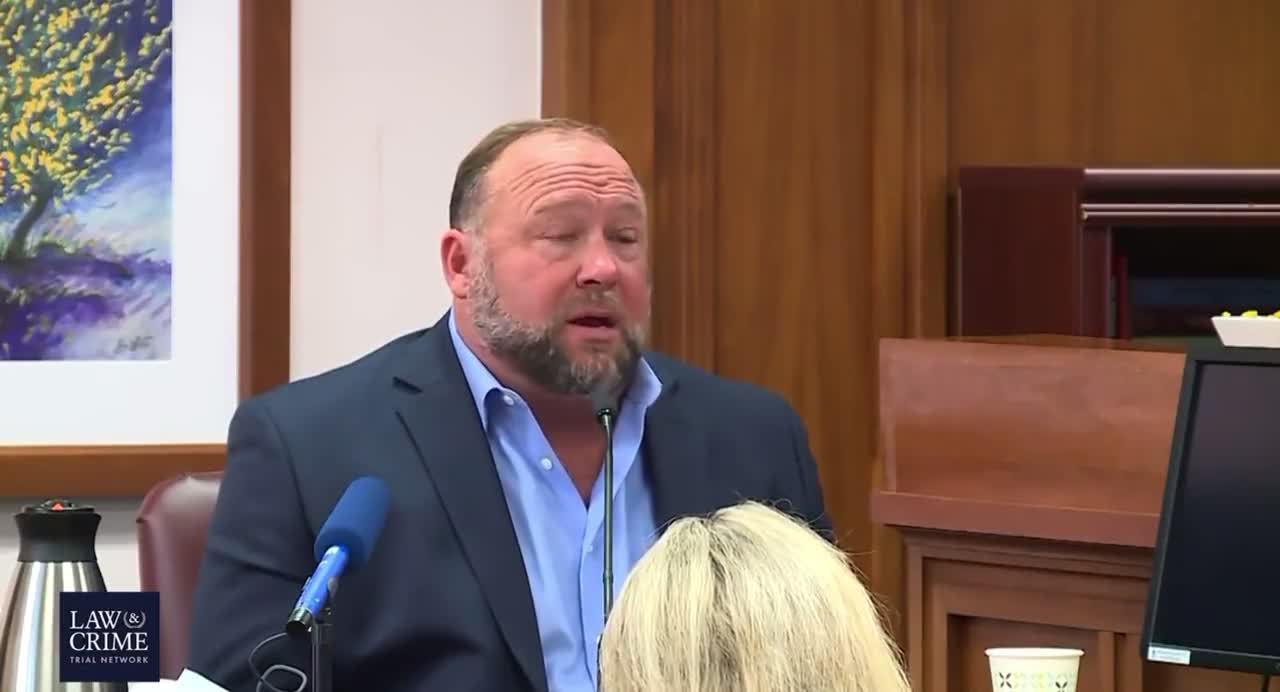 WATCH: Alex Jones testifies the Sandy Hook School massacre was “100% real.”