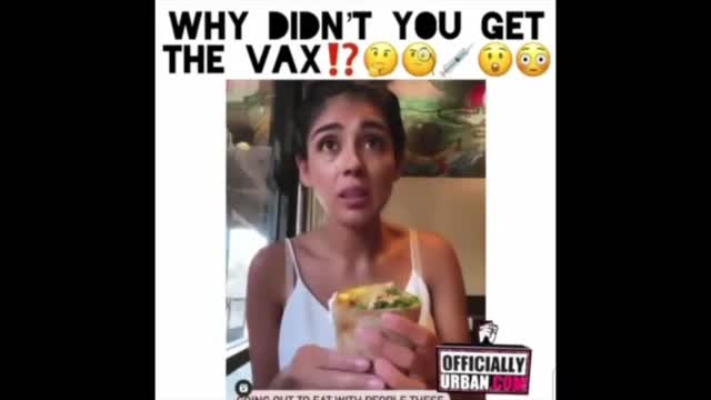Excellent logical argument about jab