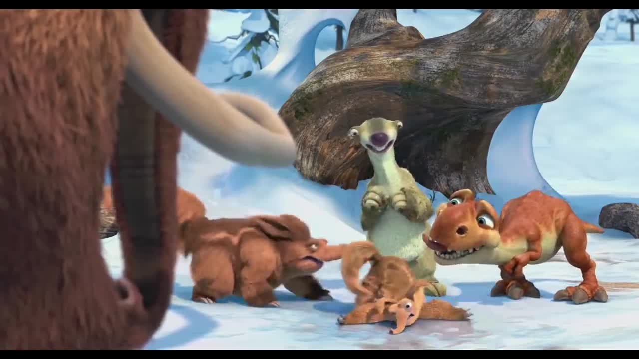 ICE AGE: DAWN OF THE DINOSAUR Clips - "Angry Fossil" (2009)-10