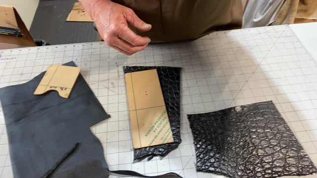 Hand made Gator wallet