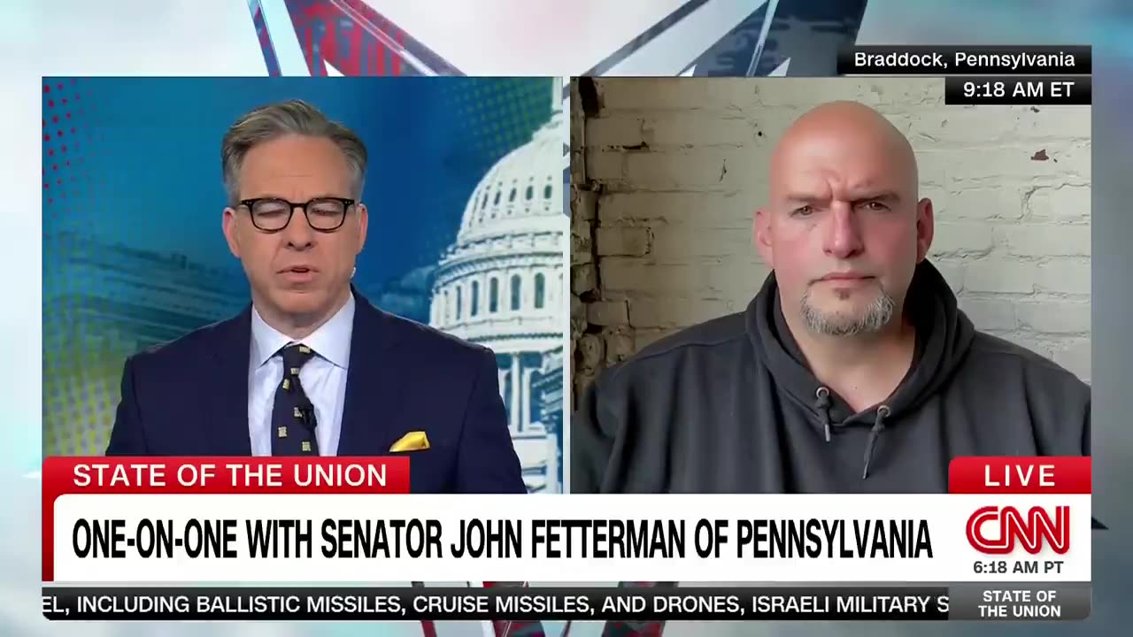 Fetterman loved it when 'Israel smoked that Iranian General.'