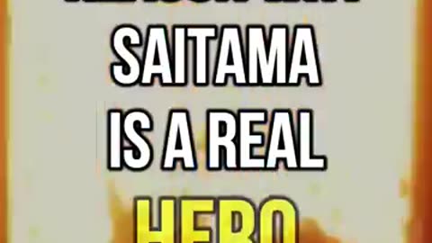 Show HERO some respect" - Saitama