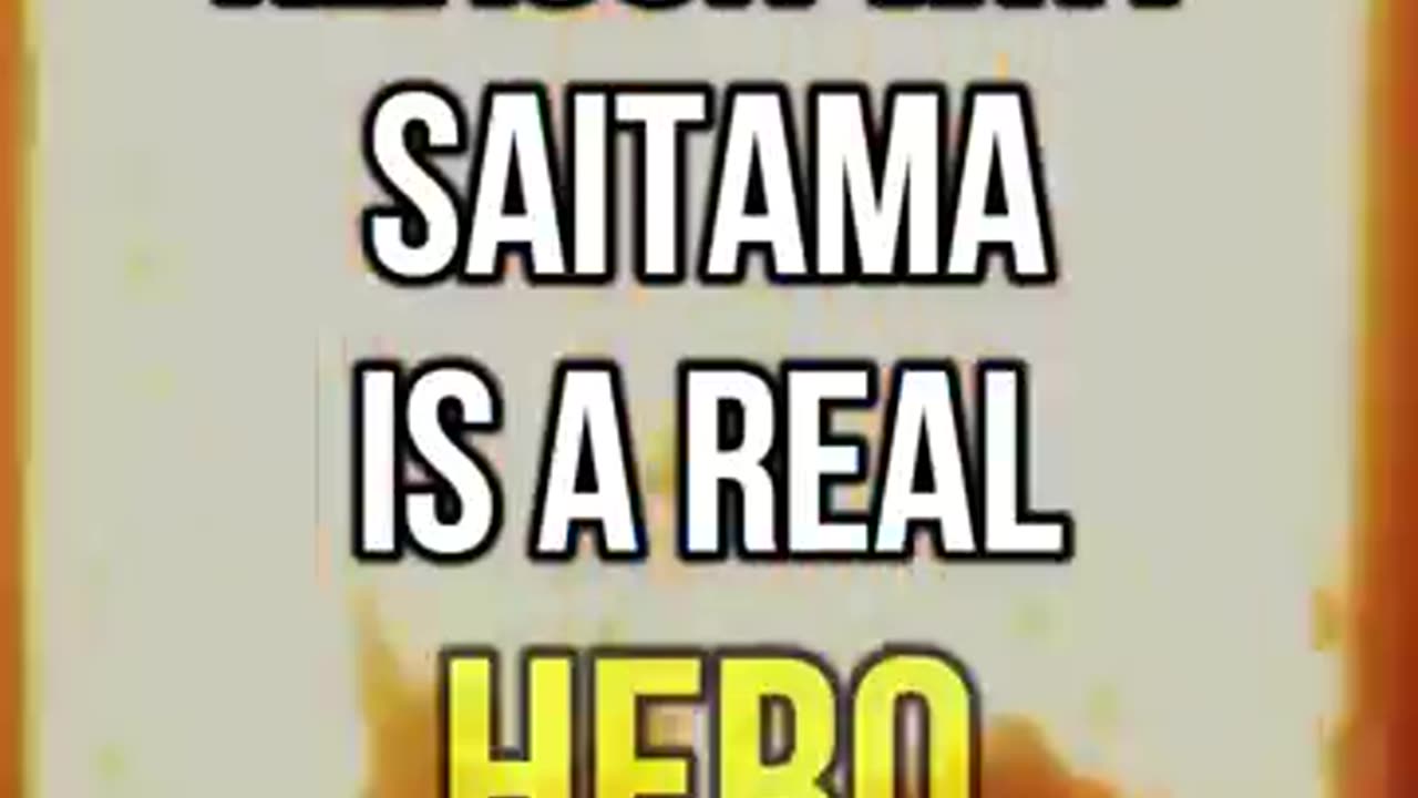 Show HERO some respect" - Saitama