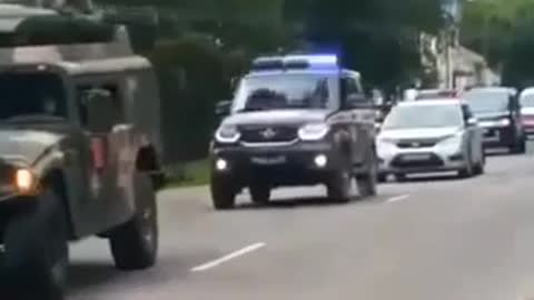 Chinese Military Convoy Enters Ukraine From Russia