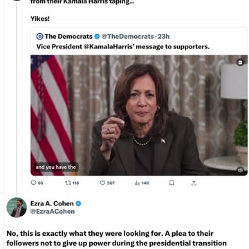 Kamala wants followers to rebel! BOMB THREATS MADE against Trump's cabinet picks, after her plea to supporters!