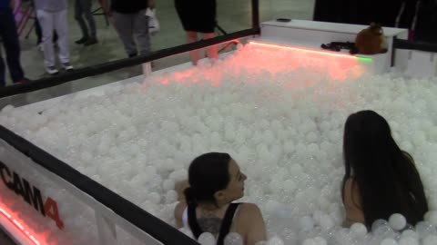 Exxxotica Expo Chicago 2018 Chi-Town After Dark TV - She playing with my balls (HD)