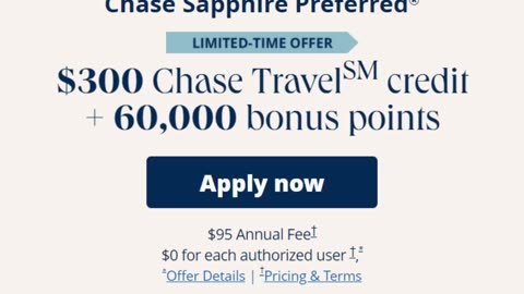 Chase Sapphire Preferred Updated Signup Bonus! #freemoney