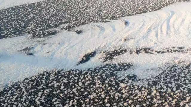 bike ride on ice