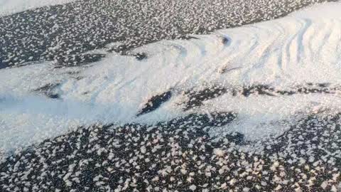 bike ride on ice