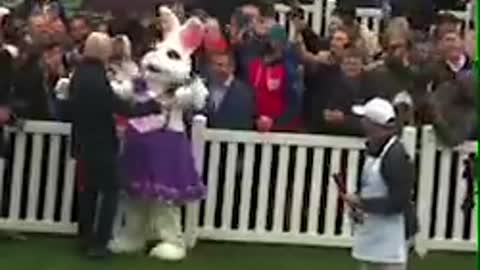 The Easter Bunny is in charge of Joe Biden