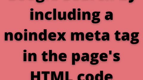 Block Search Engine indexing - Digital Marketing in Reverse