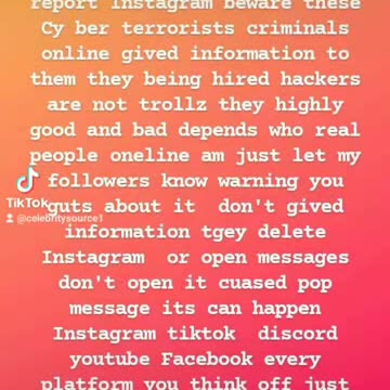 Beware of hackers oneline 6/2/23