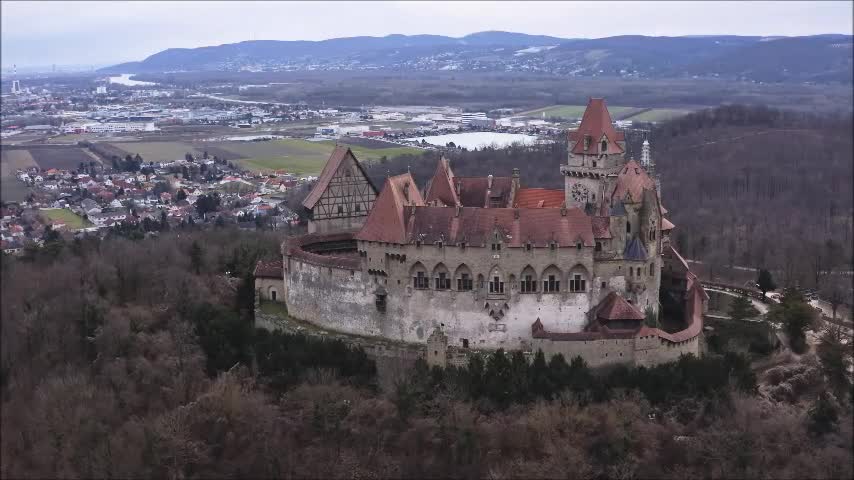 Enjoy relaxing music, views of ancient castles and fortresses