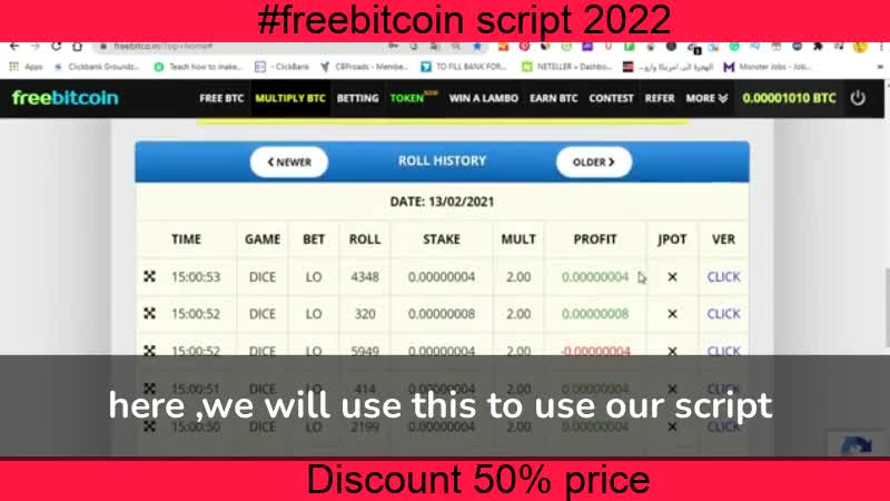 🔥Free bitco in SCRİPT🔥 HACK🔥 2023 script