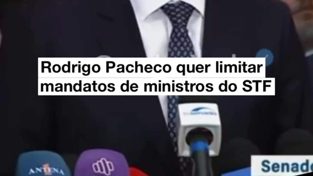 Rodrigo Pacheco quer limitar mandatos de ministros do STF