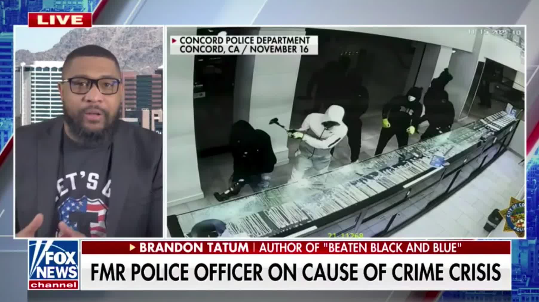 Brandon Tatum disputes the Biden admin's claim that surging crime is caused by the pandemic