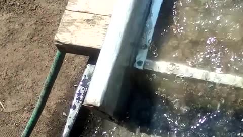 homemade recirculating sluice