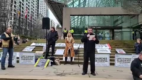 March 1, 2021 speech on day 1 of Vancouver courthouse rallies