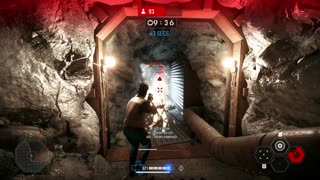 SWBF2 (2017): Arcade Onslaught Finn Crait Gameplay