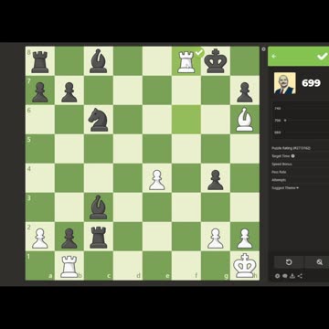 Chess Daily Puzzles Vid004 #chess #chesspractice #chesslearning