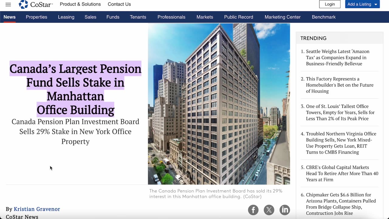 Market Gains - Even Pension Funds Are LEAVING NYC