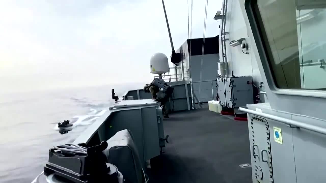 British Royal Marines take part in training exercises