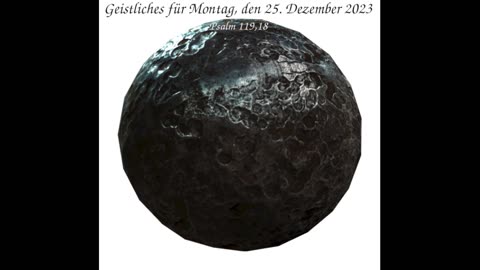 Geistliches für Montag, den 25. Dezember 2023