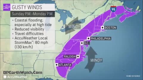 Millions Could Lose Power Ice Hurricane Force Winds