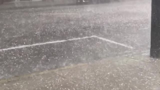 Torrential Hail Storm