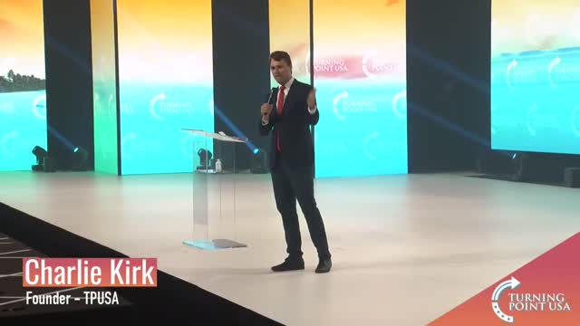 Charlie Kirk opened the 2021 TPUSA Student Action Summit