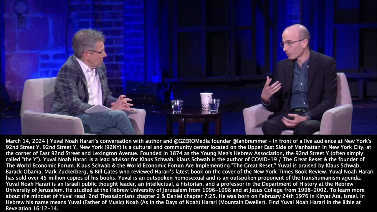 Yuval Noah Harari | "We Can't Solve Climate Change On the Level of One Nation. We Can't Regulate A.I. On the Level of One Nation. We Are At the Edge of the Cliff. An Autonomous Weapon System Can Decide By Itself Who to Bomb."