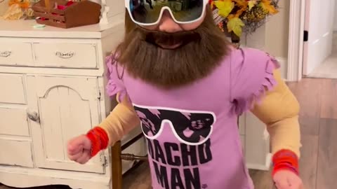 👧💪 Mini Macho Man | "My Little Girl as Macho Man" - Adorable Wrestling Champion | Fun and To | FunFM