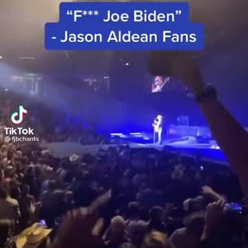 Fans chant "fuck Joe Biden!" at singer Jason Aldean's concert