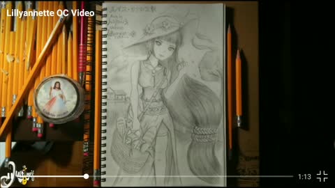 My OC Lillyannette From Traditional to Digital