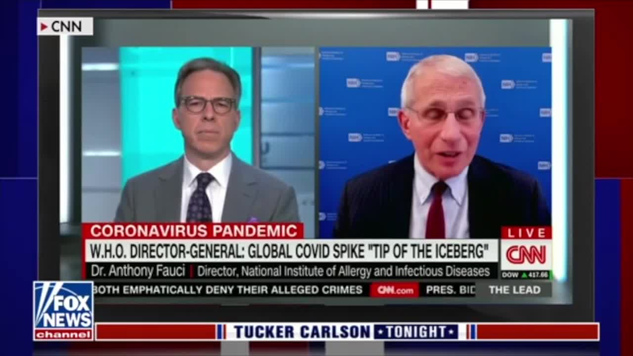 Fauci's trying to make a comeback