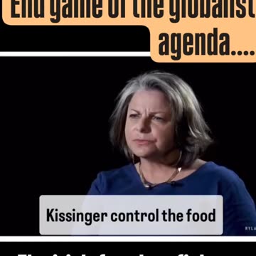“Population control via resources” “What is the End Game?”