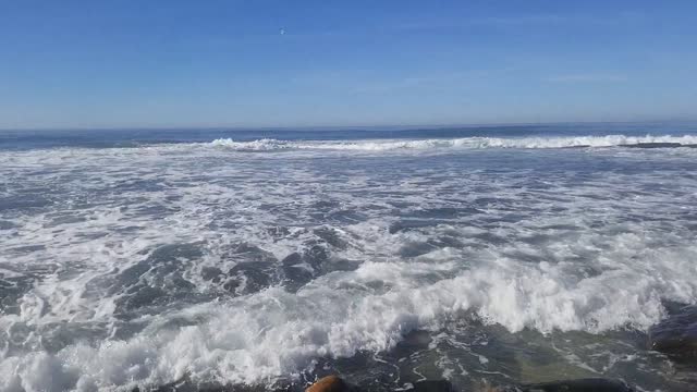 Pacific Ocean on the way to Catalina island