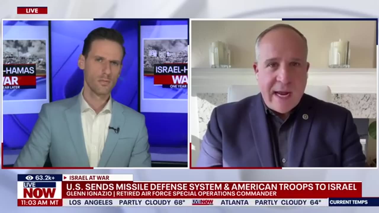 American troops in Israel, US gifts missile defense system _ LiveNOW from FOX