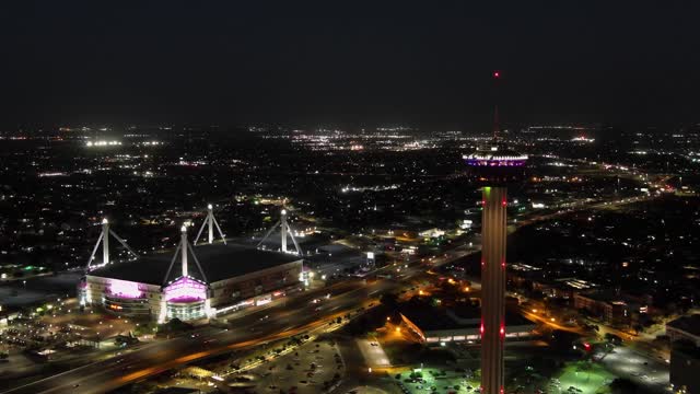 San Antonio at night