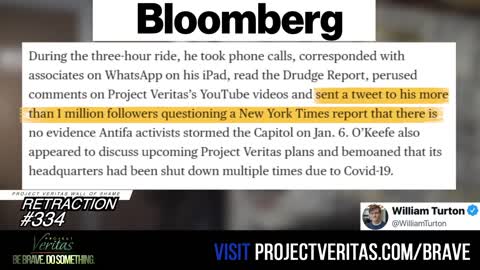 CORRUPTION PROJECT- Project Veritas Multiple Retraction Alpacas given out!