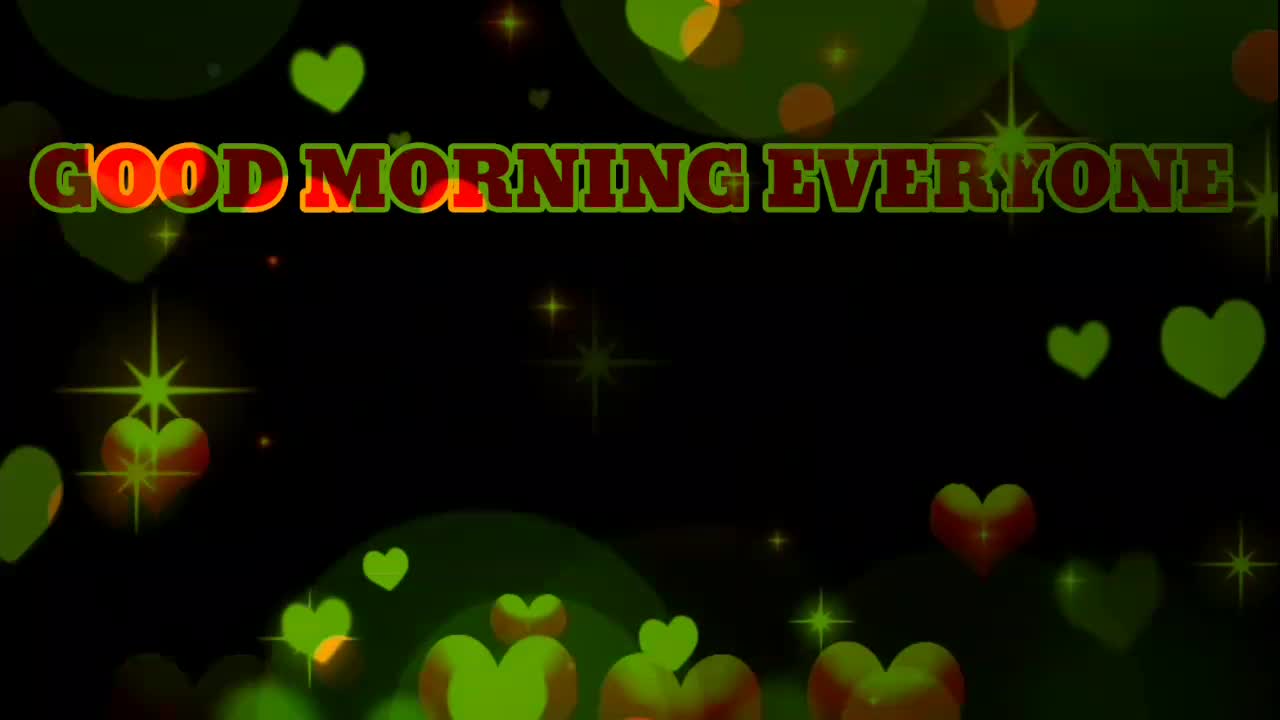 Good morning