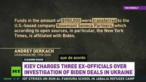Ucrânia acusa três ex-funcionários envolvidos em investigação de negócios de Biden no país