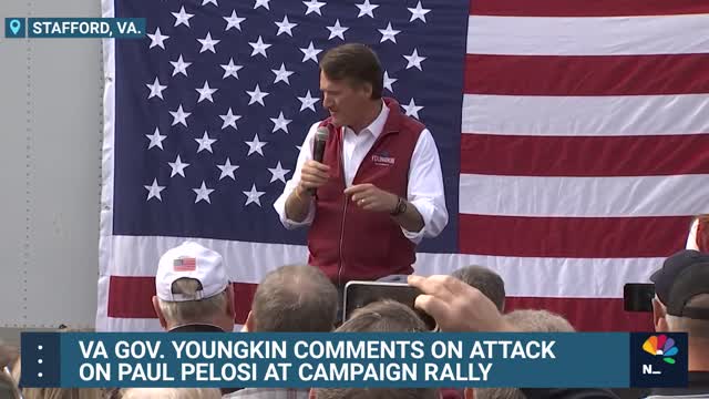 Virginia Gov. Youngkin Reacts To Attack On Pelosi’s Husband, Says To ‘Send Her Back’