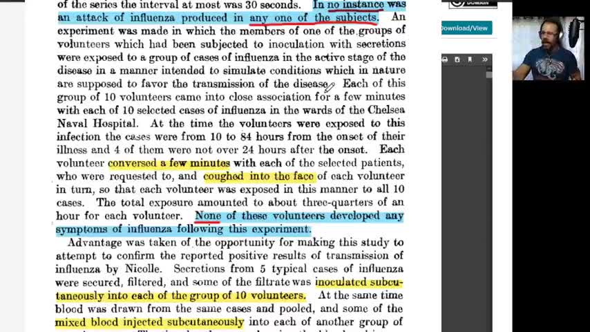 EARTH-SHATTERING Proof!! People CANNOT Transmit Disease - Straight from the CDC!