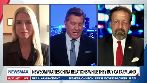 What's the REAL reason Newsom went to Communist China? Seb Gorka with Eric Bolling on NEWSMAX