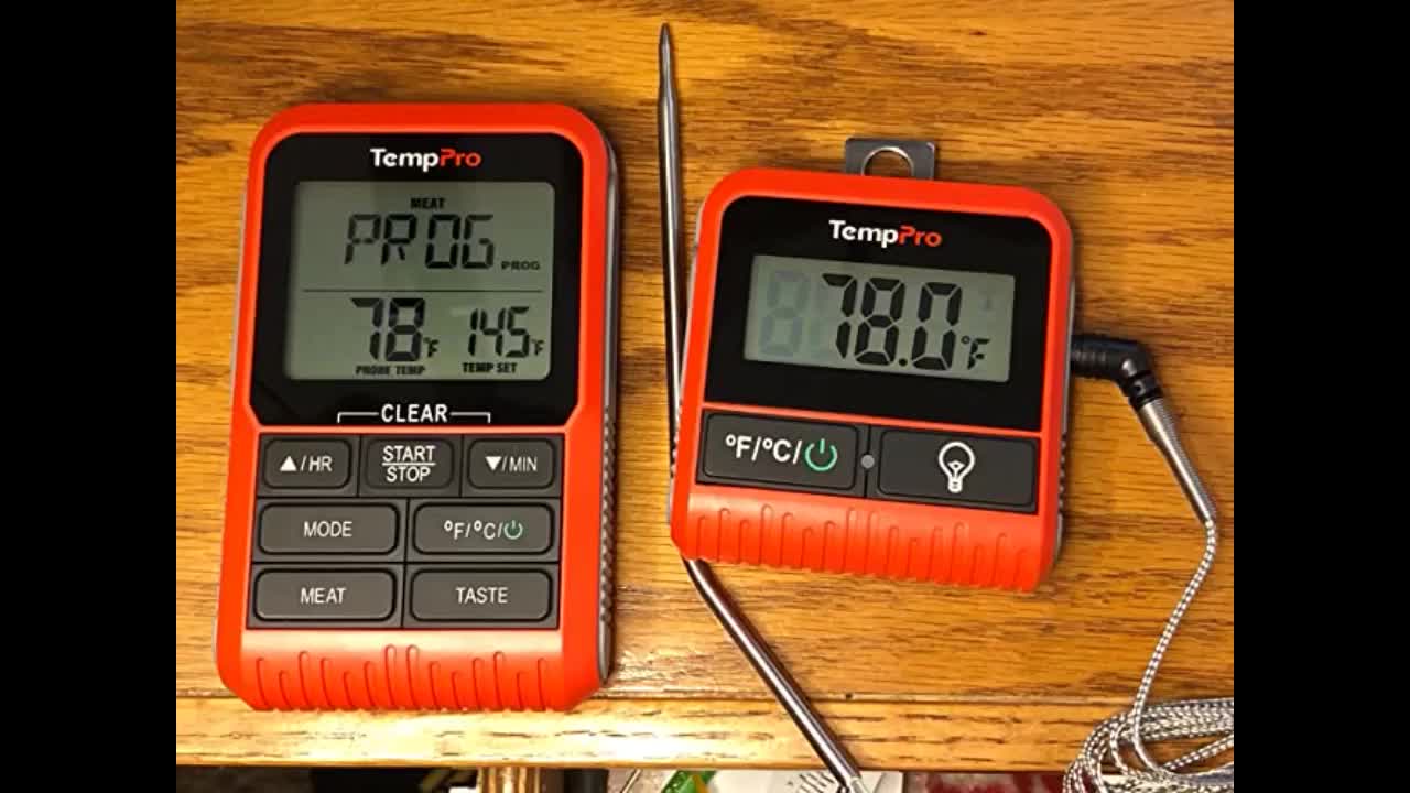 Review: Sponsored Ad - TempPro H06B Wireless Meat Thermometer Digital 500FT Kitchen Instant Rea...