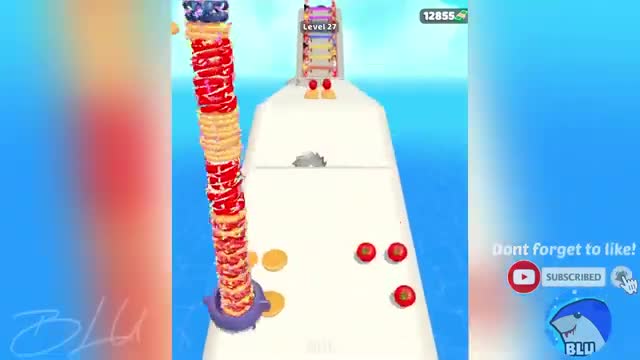 Pancake Run - All Levels Gameplay Android,ios game Mobile Game Max Level New Update