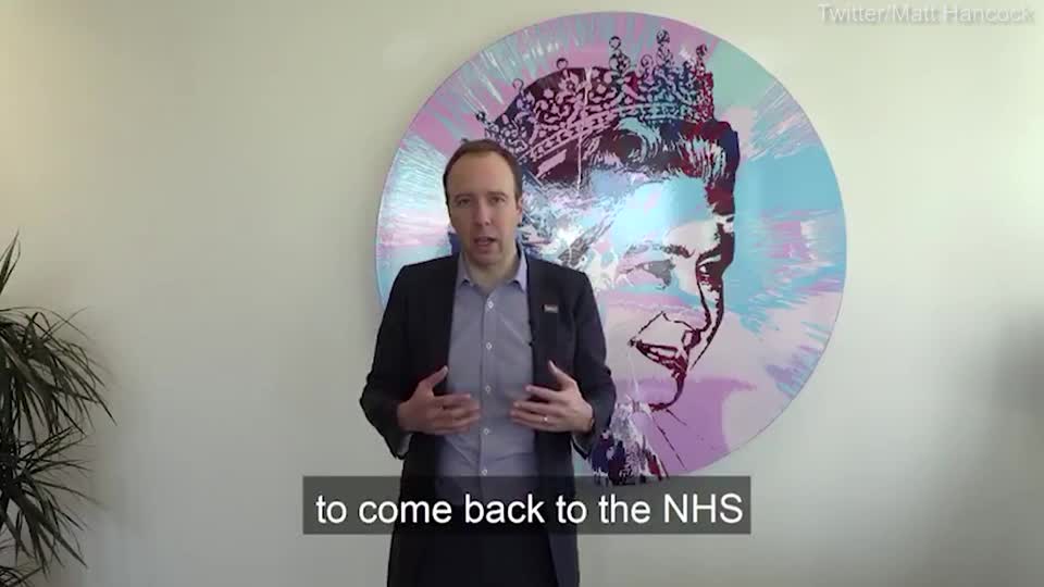 Matt Hancock called for retired nurses and doctors to step forward